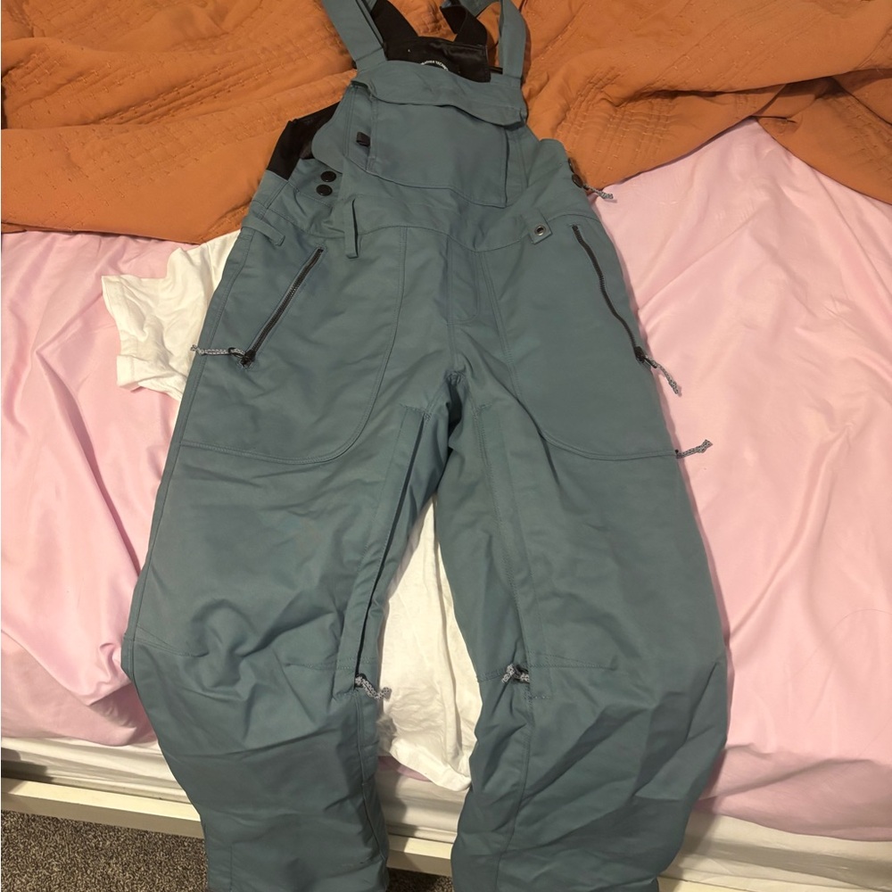 686 Blue and Black Waterproof Overalls
